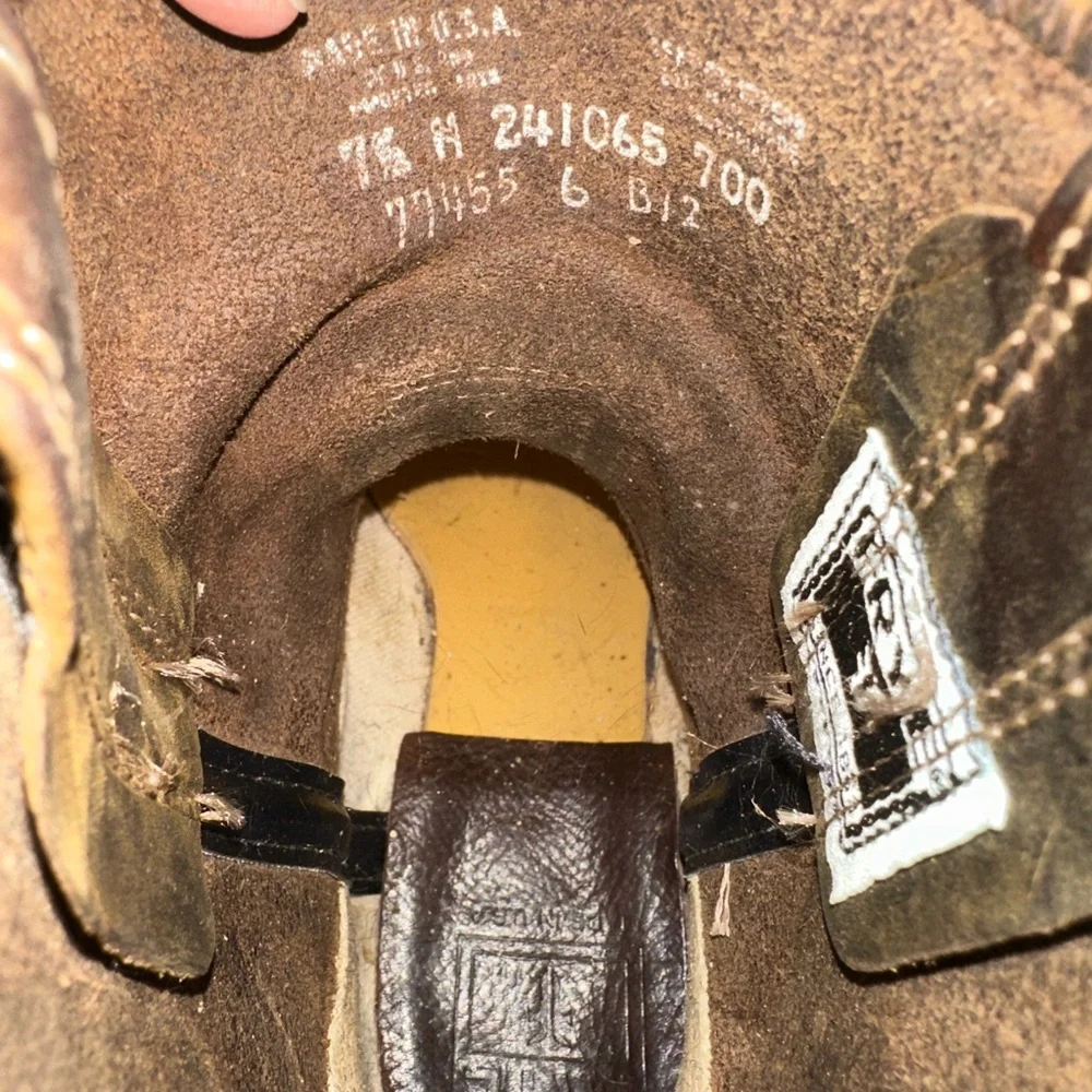 Frye Brown Harness Leather Ankle Boots
